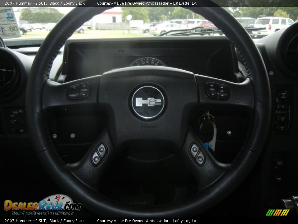 2007 Hummer H2 SUT Black / Ebony Black Photo #17