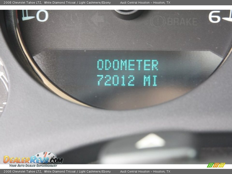 2008 Chevrolet Tahoe LTZ White Diamond Tricoat / Light Cashmere/Ebony Photo #10