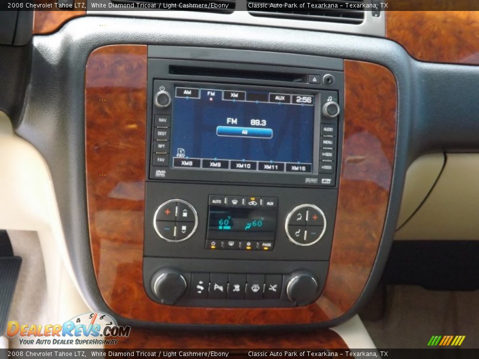 2008 Chevrolet Tahoe LTZ White Diamond Tricoat / Light Cashmere/Ebony Photo #9