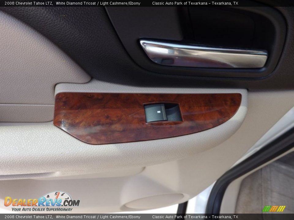 2008 Chevrolet Tahoe LTZ White Diamond Tricoat / Light Cashmere/Ebony Photo #21