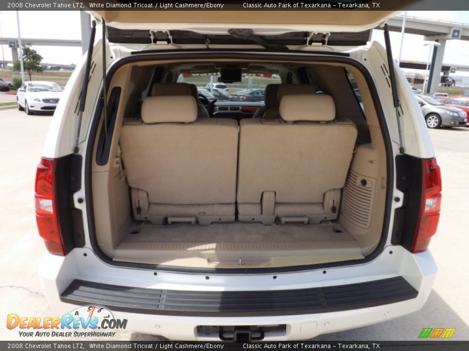 2008 Chevrolet Tahoe LTZ White Diamond Tricoat / Light Cashmere/Ebony Photo #22