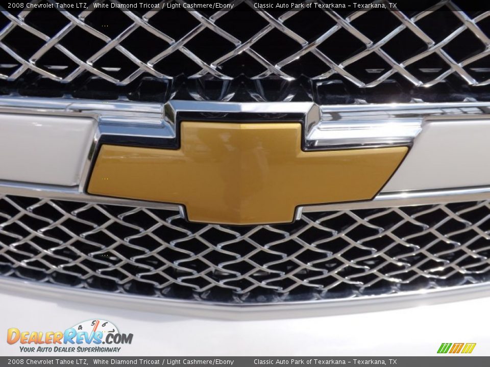 2008 Chevrolet Tahoe LTZ White Diamond Tricoat / Light Cashmere/Ebony Photo #26