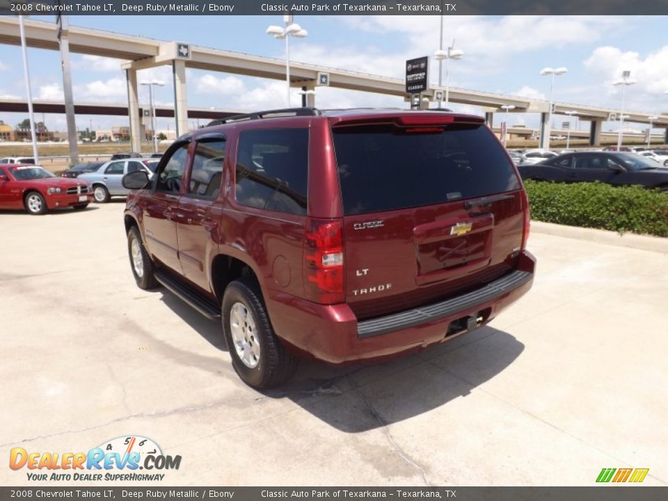 2008 Chevrolet Tahoe LT Deep Ruby Metallic / Ebony Photo #3