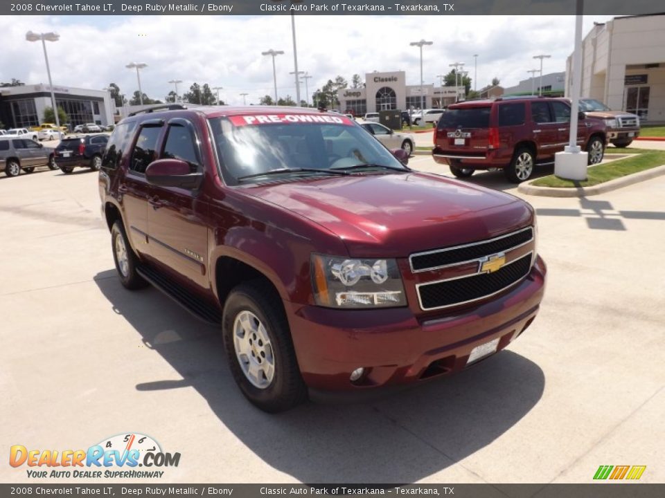 2008 Chevrolet Tahoe LT Deep Ruby Metallic / Ebony Photo #7
