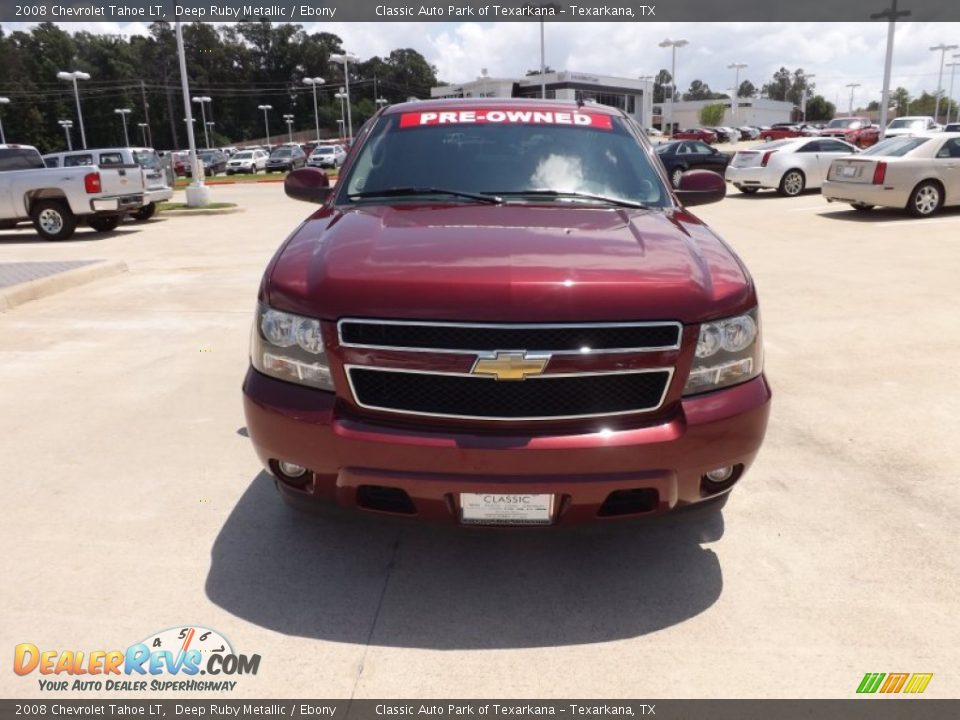 2008 Chevrolet Tahoe LT Deep Ruby Metallic / Ebony Photo #8