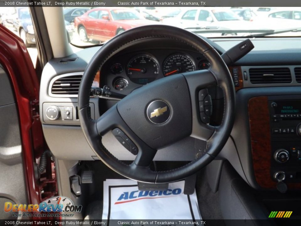 2008 Chevrolet Tahoe LT Deep Ruby Metallic / Ebony Photo #10