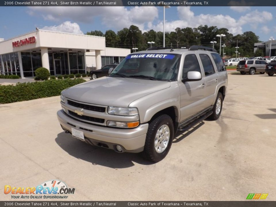 2006 Chevrolet Tahoe Z71 4x4 Silver Birch Metallic / Tan/Neutral Photo #1