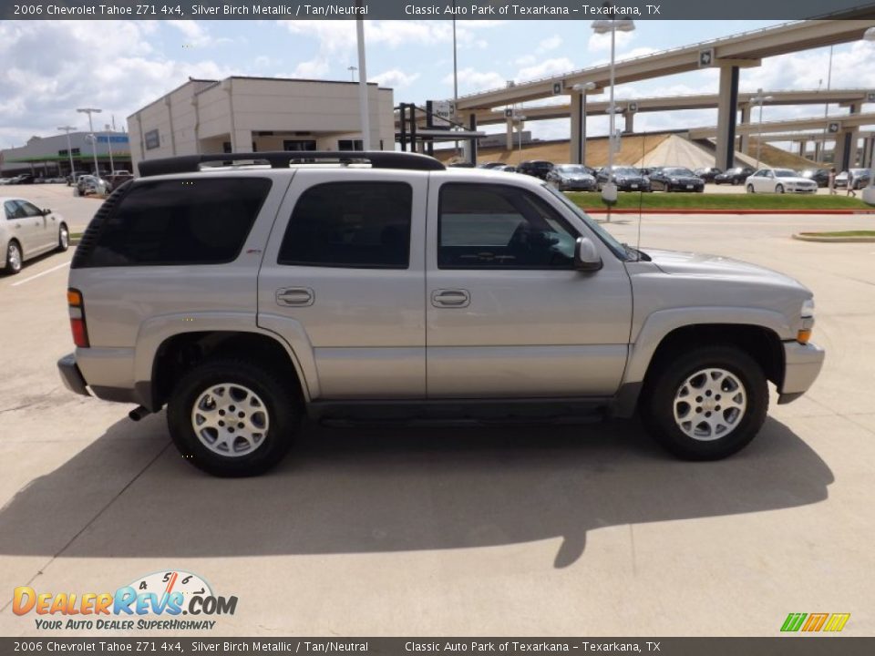 2006 Chevrolet Tahoe Z71 4x4 Silver Birch Metallic / Tan/Neutral Photo #6