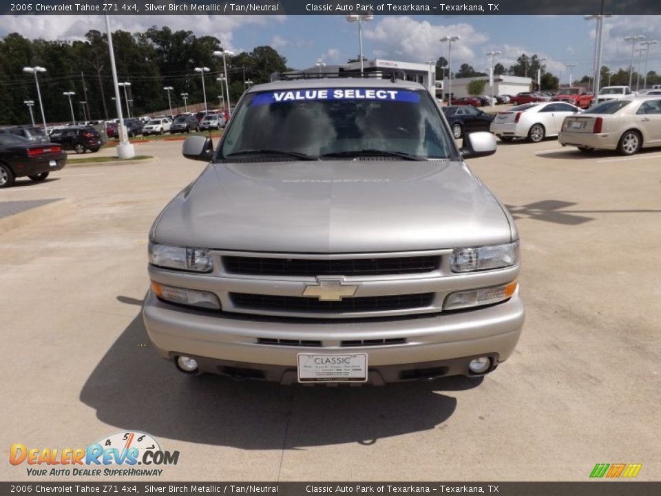 2006 Chevrolet Tahoe Z71 4x4 Silver Birch Metallic / Tan/Neutral Photo #8