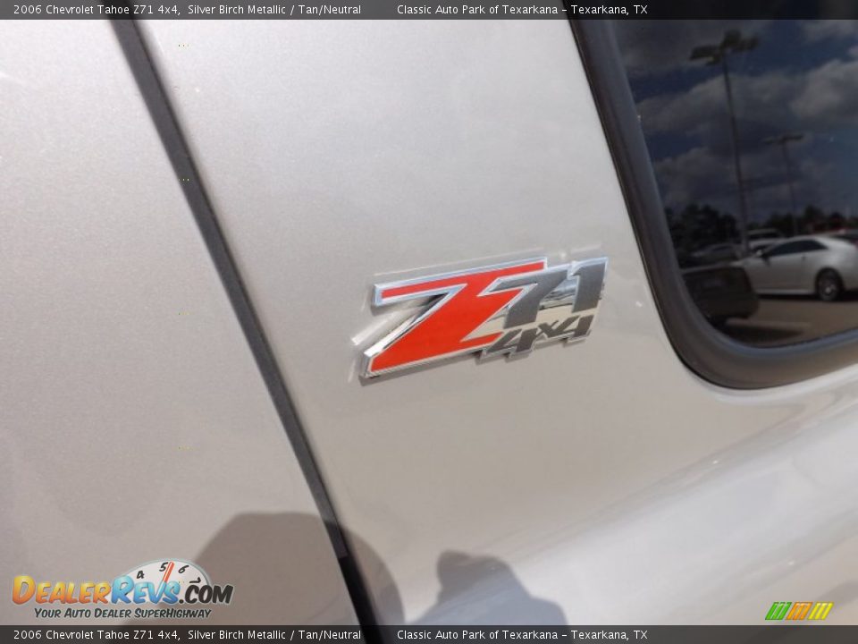 2006 Chevrolet Tahoe Z71 4x4 Silver Birch Metallic / Tan/Neutral Photo #27