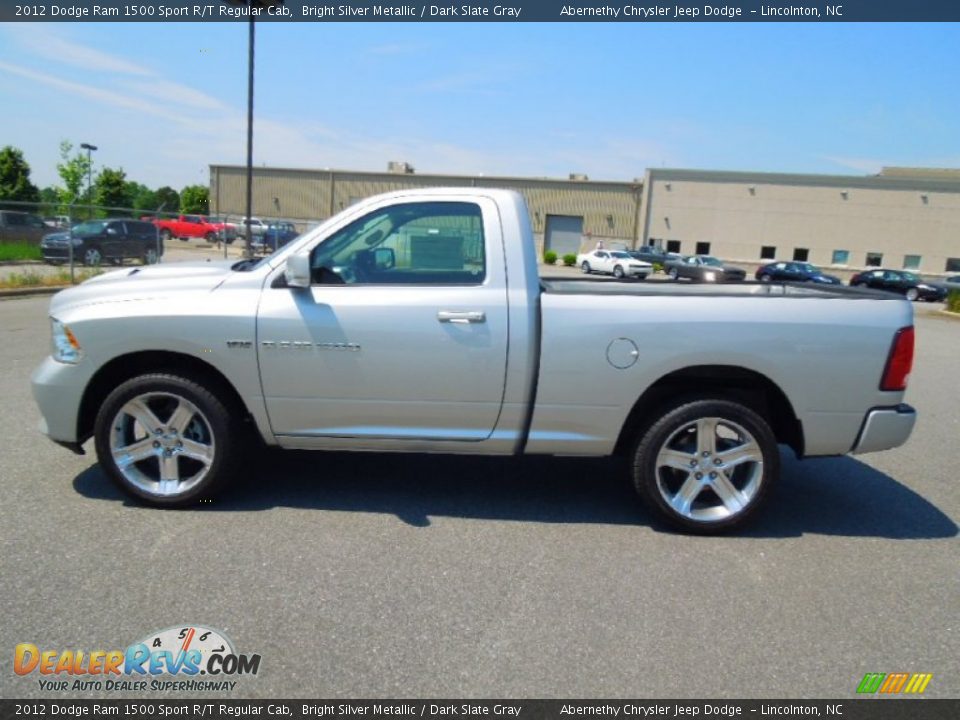 2012 Dodge Ram 1500 Sport R/T Regular Cab Bright Silver Metallic / Dark Slate Gray Photo #4