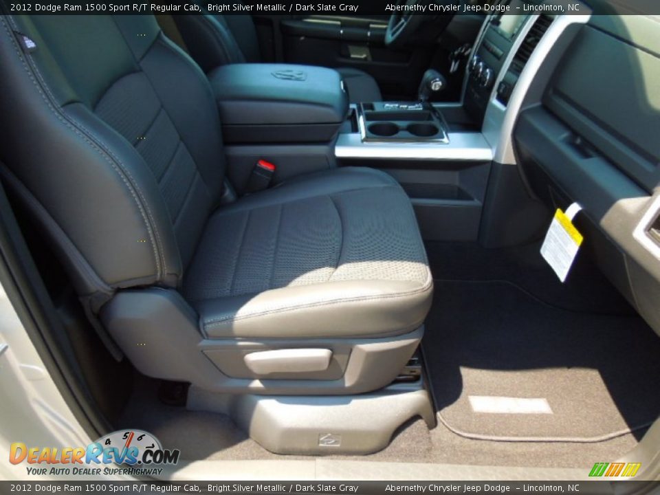 2012 Dodge Ram 1500 Sport R/T Regular Cab Bright Silver Metallic / Dark Slate Gray Photo #17