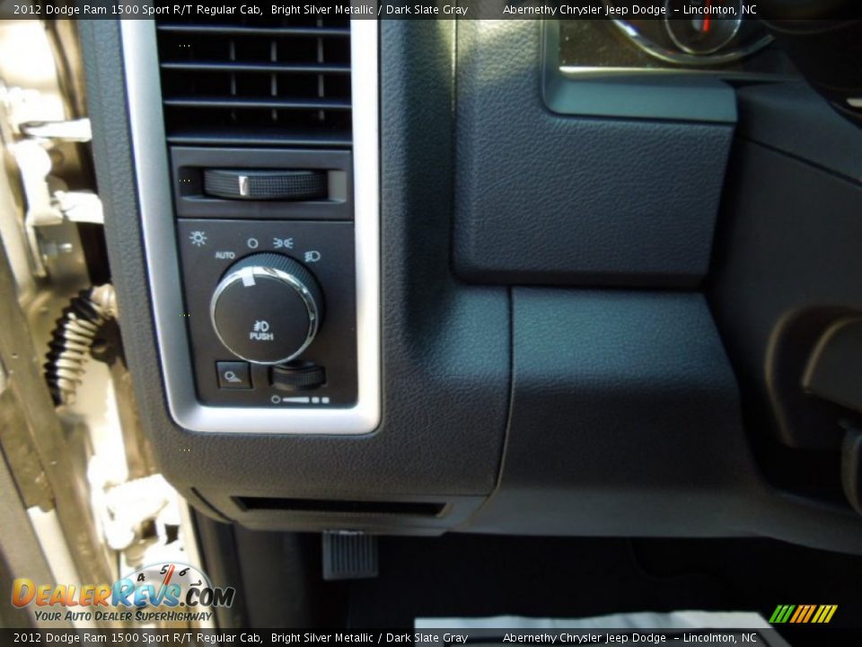 2012 Dodge Ram 1500 Sport R/T Regular Cab Bright Silver Metallic / Dark Slate Gray Photo #25