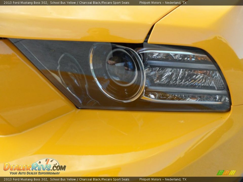 2013 Ford Mustang Boss 302 School Bus Yellow / Charcoal Black/Recaro Sport Seats Photo #10