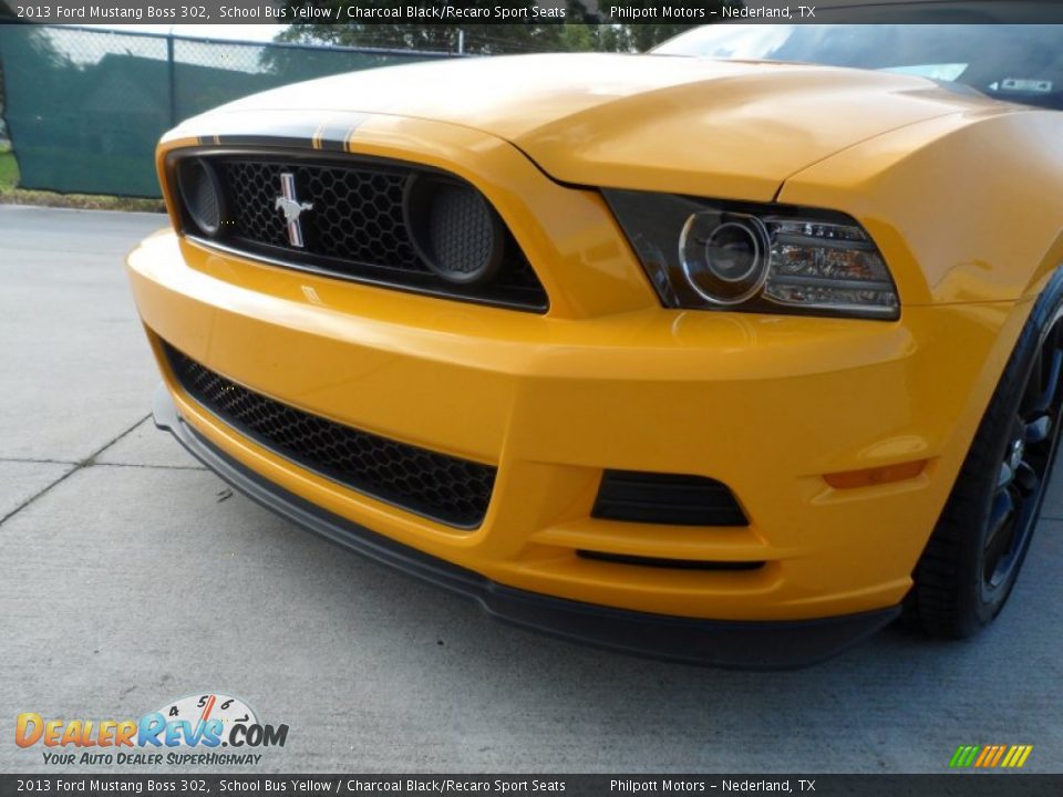 2013 Ford Mustang Boss 302 School Bus Yellow / Charcoal Black/Recaro Sport Seats Photo #11