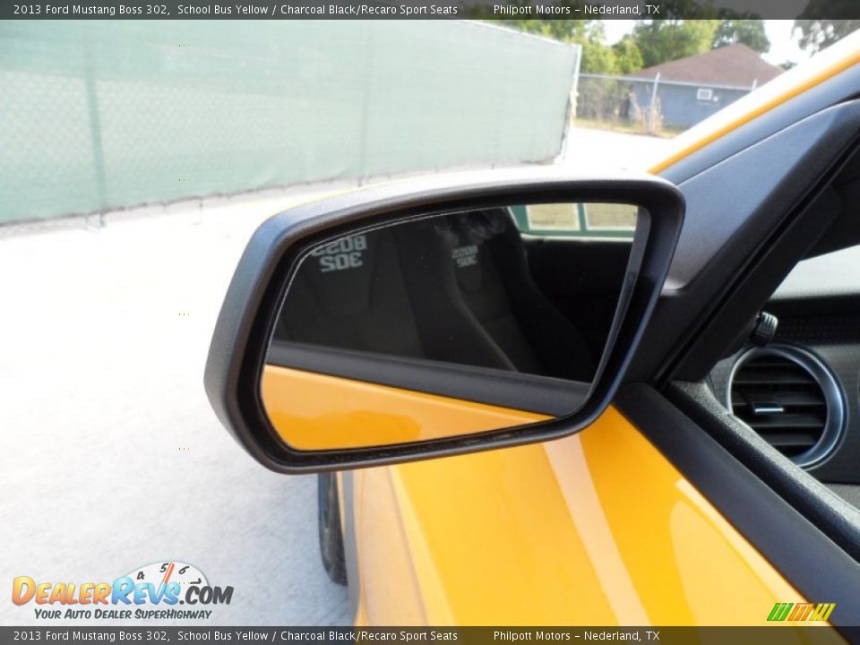 2013 Ford Mustang Boss 302 School Bus Yellow / Charcoal Black/Recaro Sport Seats Photo #16