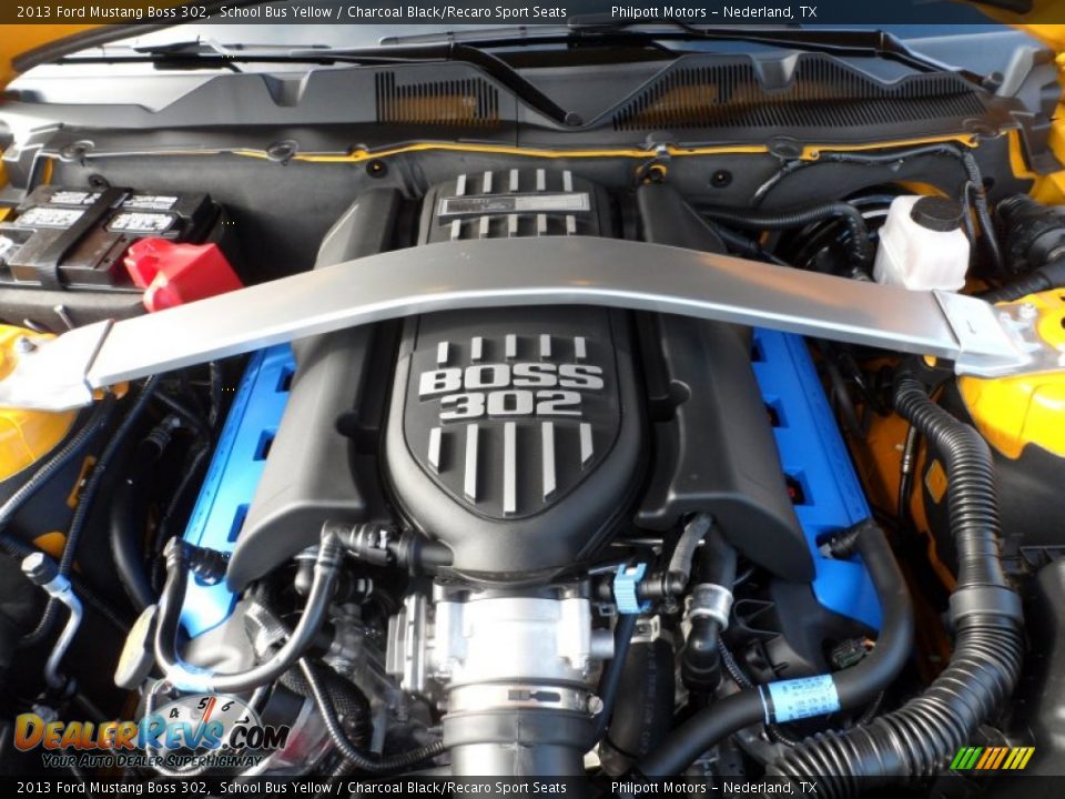 2013 Ford Mustang Boss 302 5.0 Liter 302 Hi-Po DOHC 32-Valve Ti-VCT V8 Engine Photo #20