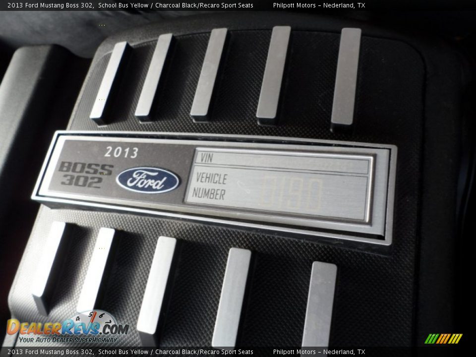 2013 Ford Mustang Boss 302 5.0 Liter 302 Hi-Po DOHC 32-Valve Ti-VCT V8 Engine Photo #21