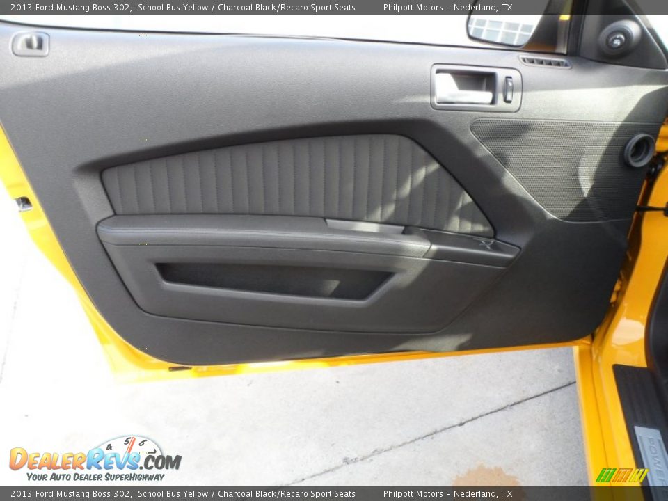 Door Panel of 2013 Ford Mustang Boss 302 Photo #24
