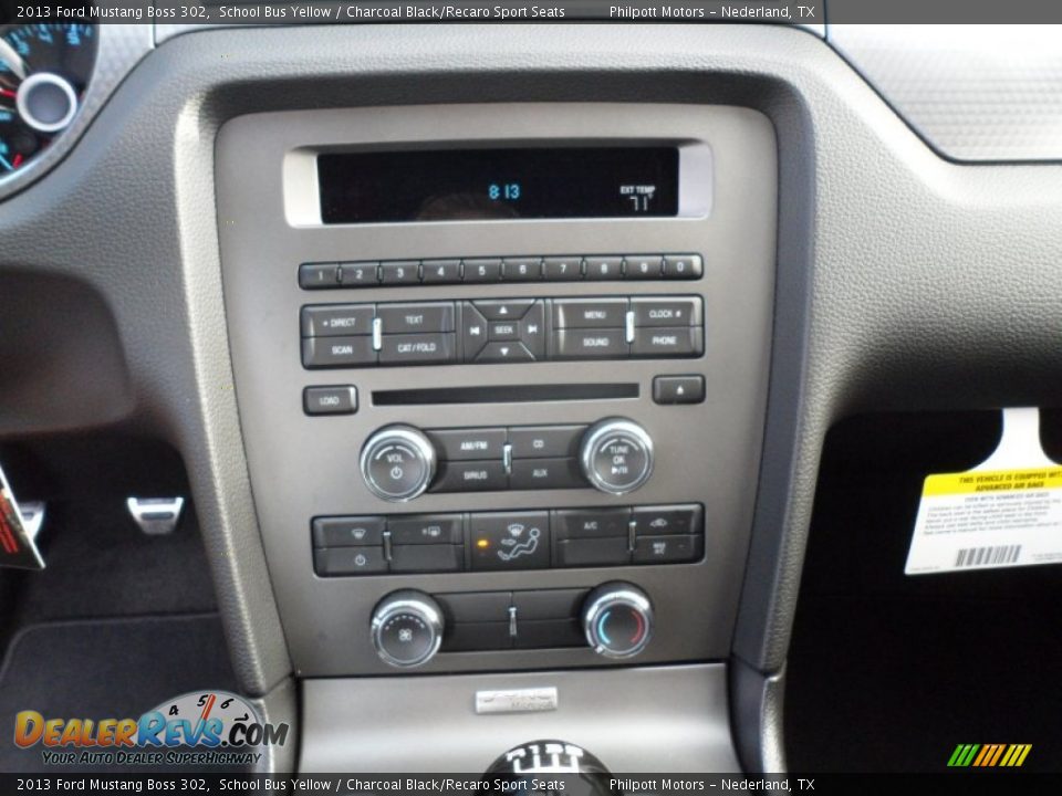 Controls of 2013 Ford Mustang Boss 302 Photo #30