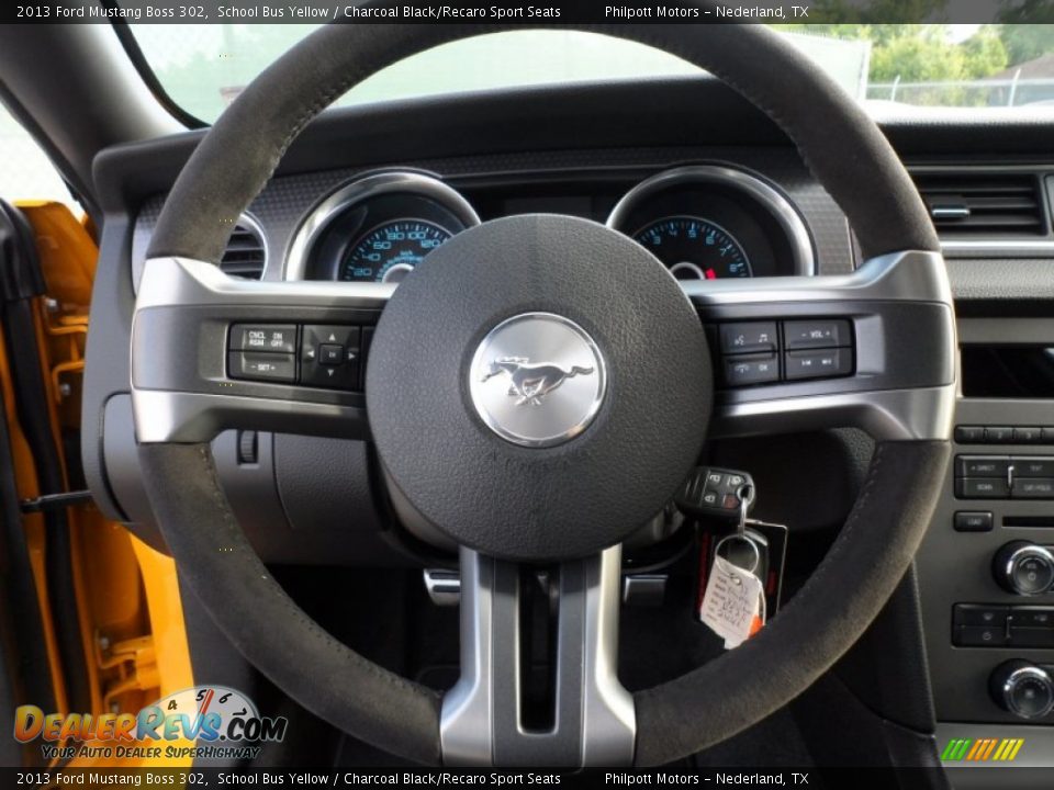 2013 Ford Mustang Boss 302 Steering Wheel Photo #35