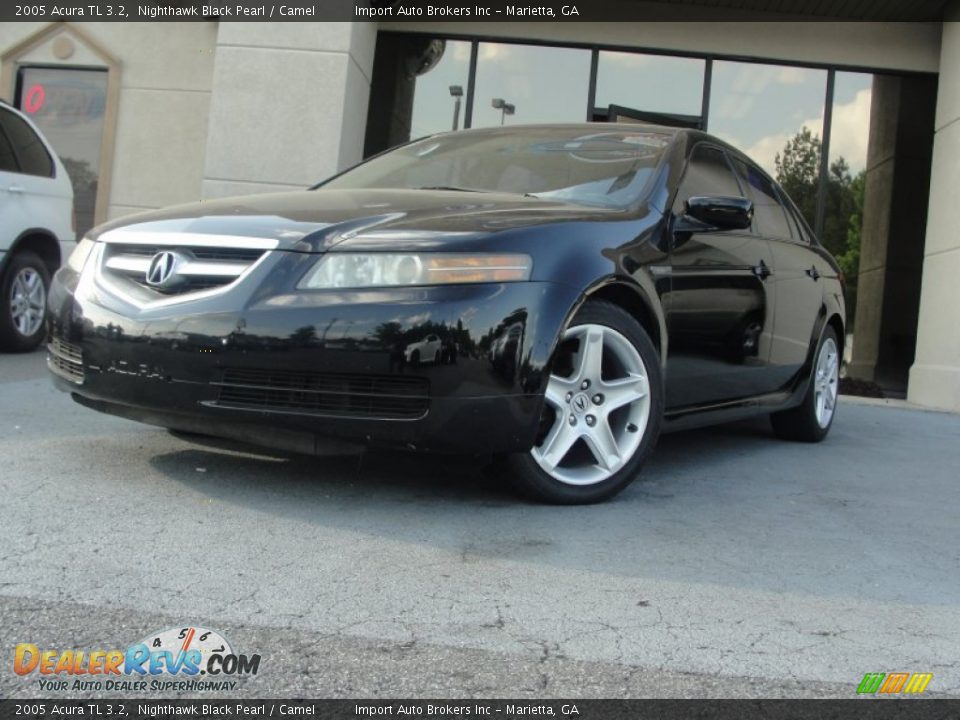 2005 Acura TL 3.2 Nighthawk Black Pearl / Camel Photo #1