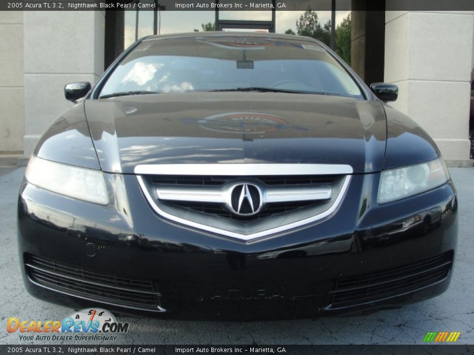 2005 Acura TL 3.2 Nighthawk Black Pearl / Camel Photo #4