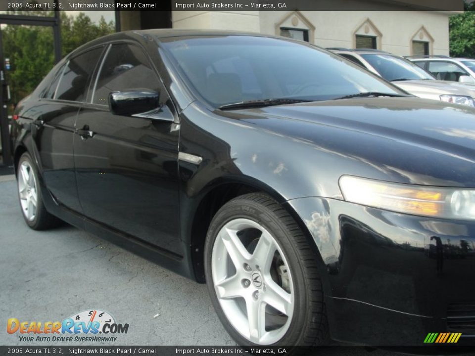 2005 Acura TL 3.2 Nighthawk Black Pearl / Camel Photo #6