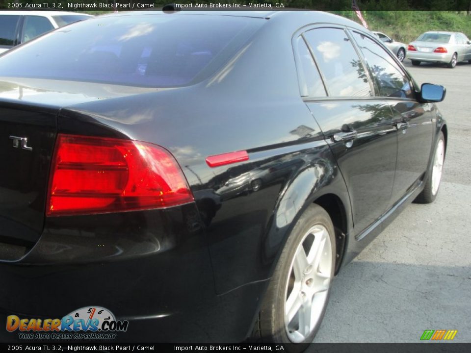 2005 Acura TL 3.2 Nighthawk Black Pearl / Camel Photo #10