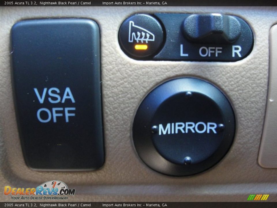 2005 Acura TL 3.2 Nighthawk Black Pearl / Camel Photo #15