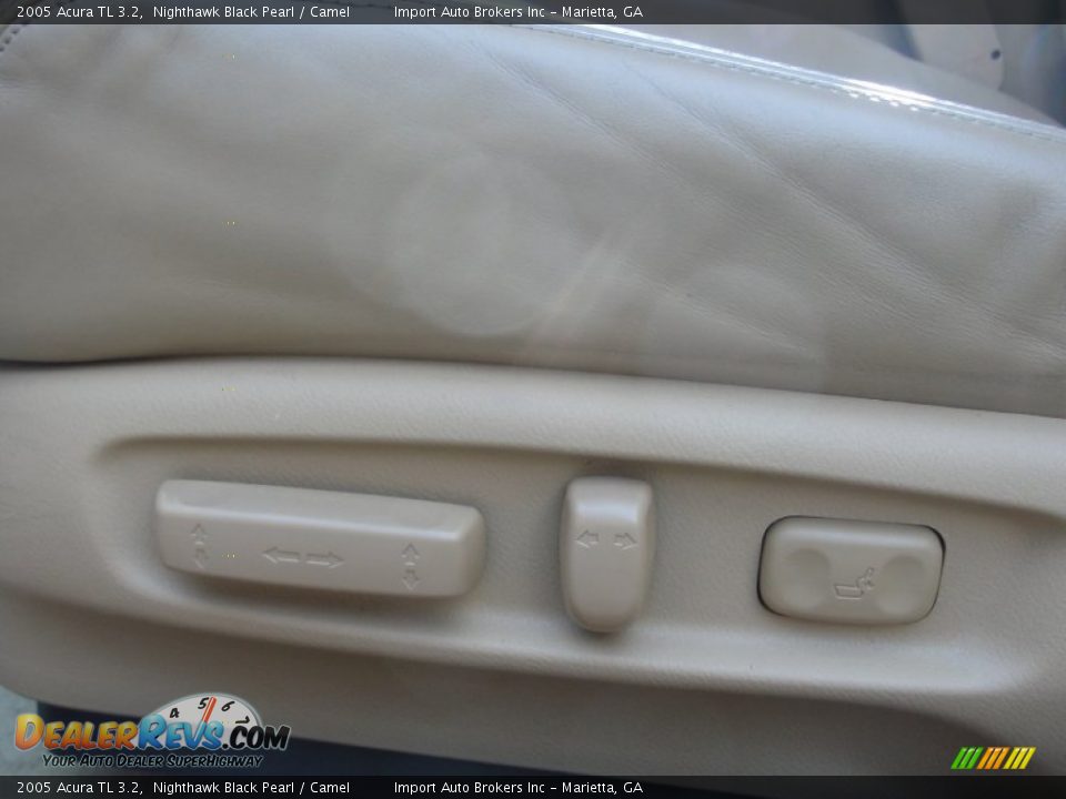 2005 Acura TL 3.2 Nighthawk Black Pearl / Camel Photo #18