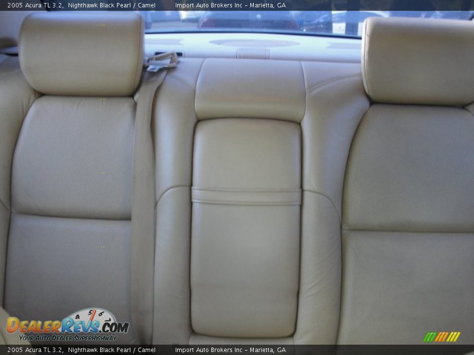 2005 Acura TL 3.2 Nighthawk Black Pearl / Camel Photo #20