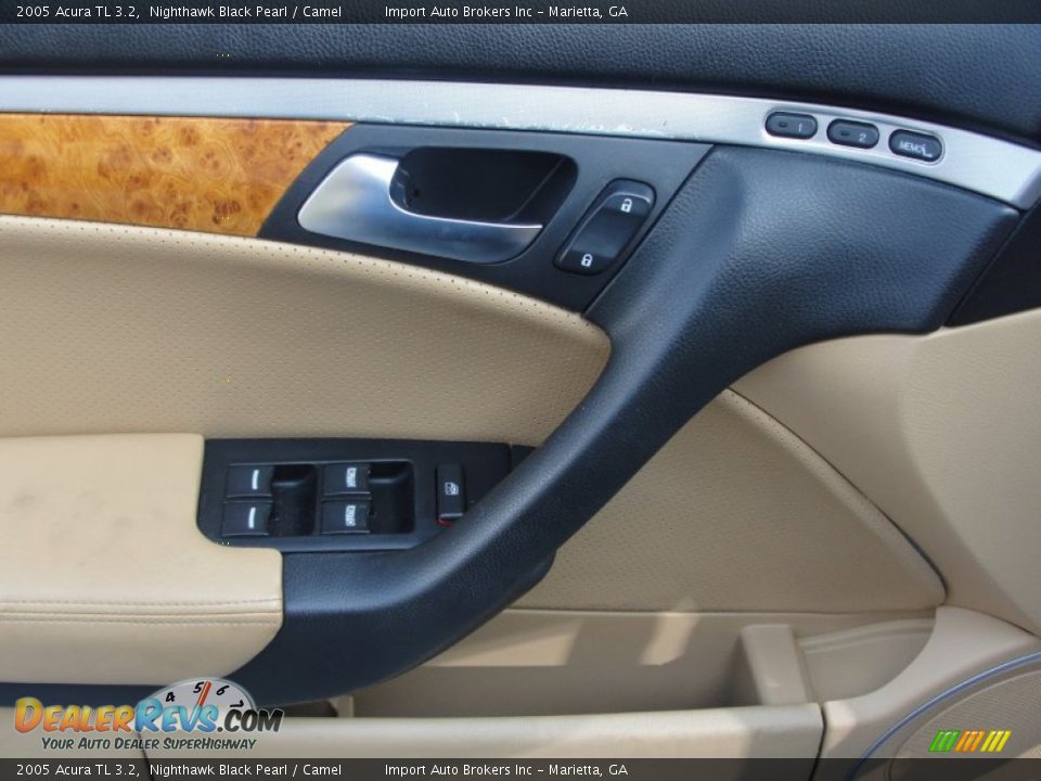 2005 Acura TL 3.2 Nighthawk Black Pearl / Camel Photo #22