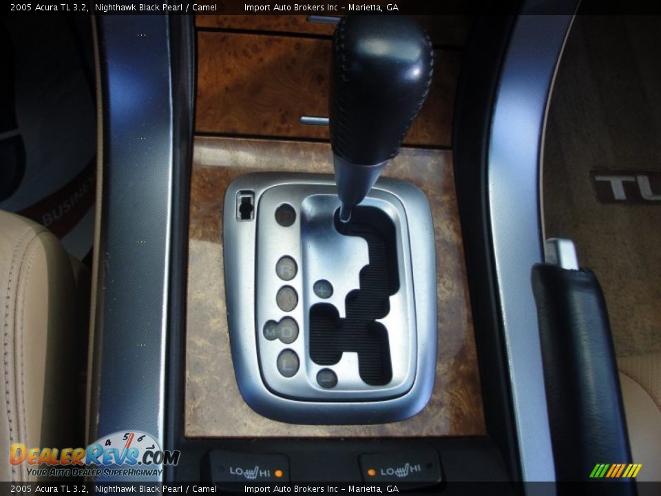 2005 Acura TL 3.2 Nighthawk Black Pearl / Camel Photo #23