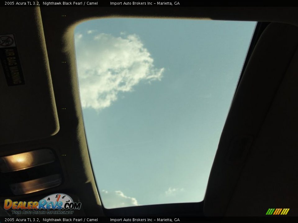 2005 Acura TL 3.2 Nighthawk Black Pearl / Camel Photo #24