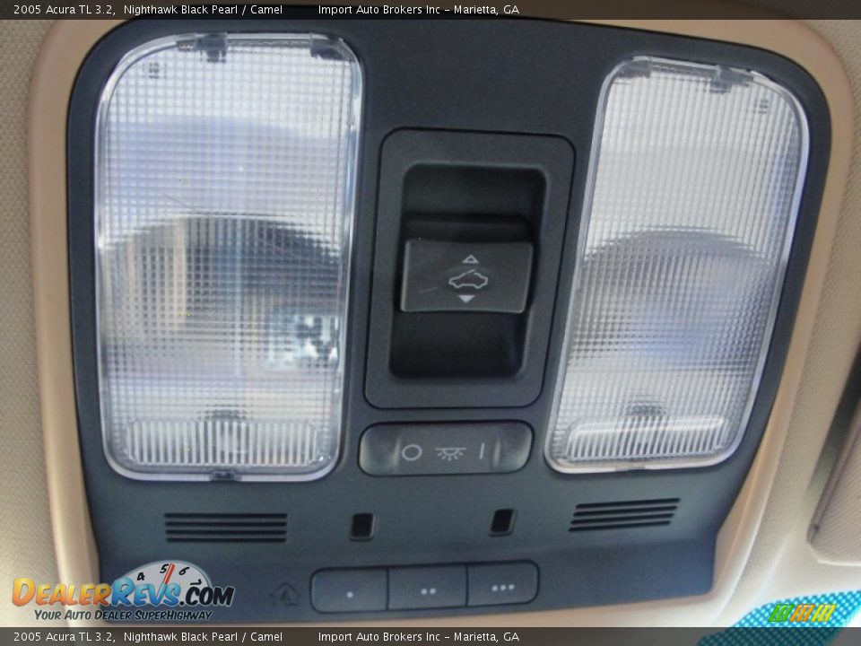2005 Acura TL 3.2 Nighthawk Black Pearl / Camel Photo #25