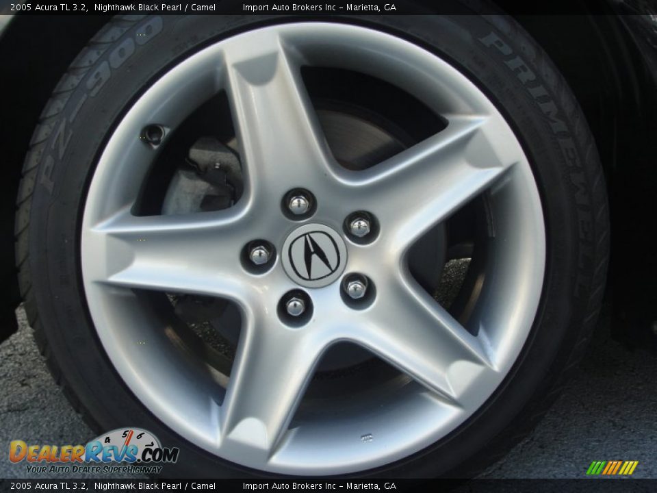 2005 Acura TL 3.2 Nighthawk Black Pearl / Camel Photo #26