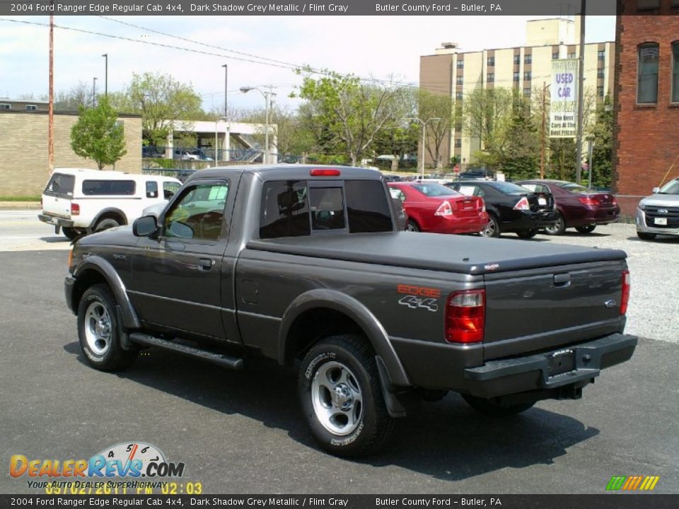 2004 Ford Ranger Edge Regular Cab 4x4 Dark Shadow Grey Metallic / Flint Gray Photo #6