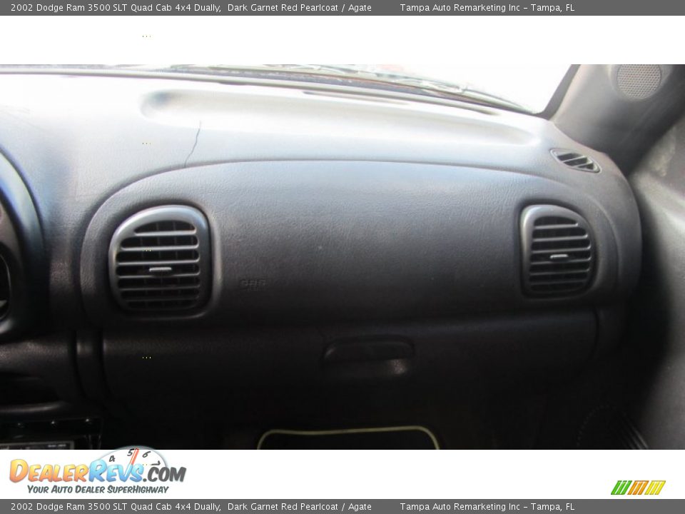 2002 Dodge Ram 3500 SLT Quad Cab 4x4 Dually Dark Garnet Red Pearlcoat / Agate Photo #29