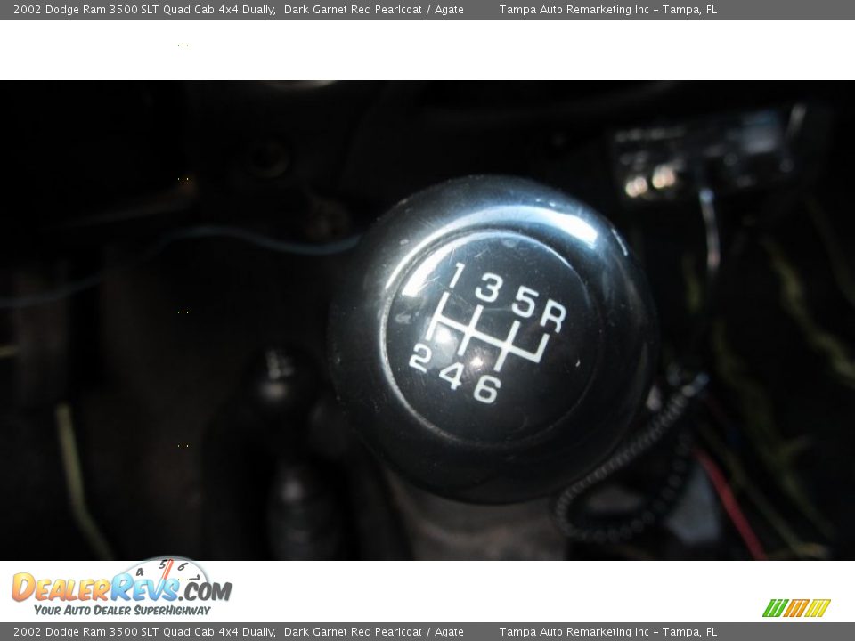 2002 Dodge Ram 3500 SLT Quad Cab 4x4 Dually Dark Garnet Red Pearlcoat / Agate Photo #31