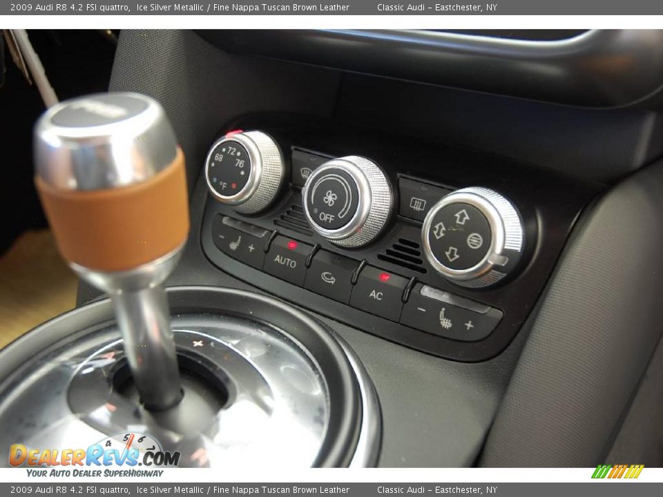 2009 Audi R8 4.2 FSI quattro Ice Silver Metallic / Fine Nappa Tuscan Brown Leather Photo #20