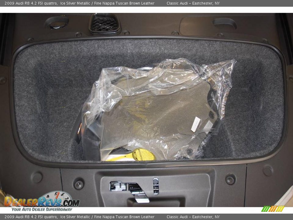 2009 Audi R8 4.2 FSI quattro Ice Silver Metallic / Fine Nappa Tuscan Brown Leather Photo #24