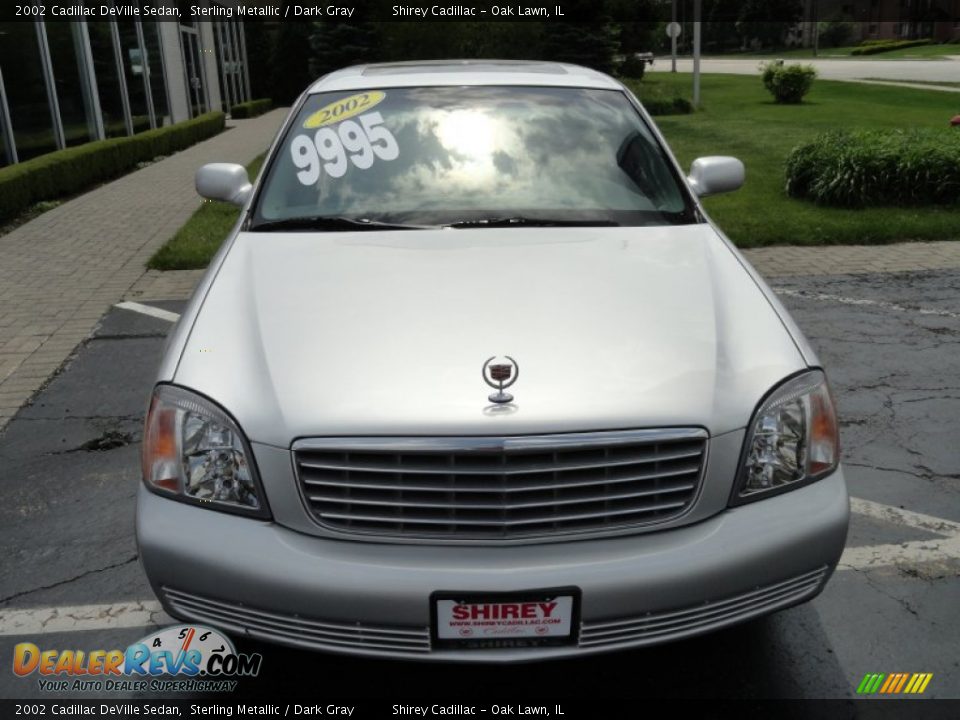2002 Cadillac DeVille Sedan Sterling Metallic / Dark Gray Photo #4