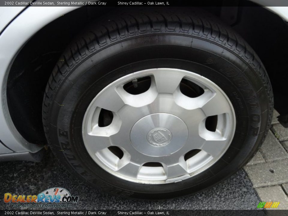 2002 Cadillac DeVille Sedan Sterling Metallic / Dark Gray Photo #8