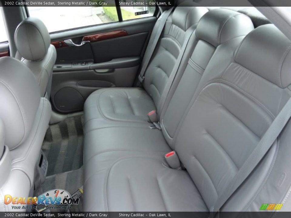 2002 Cadillac DeVille Sedan Sterling Metallic / Dark Gray Photo #9