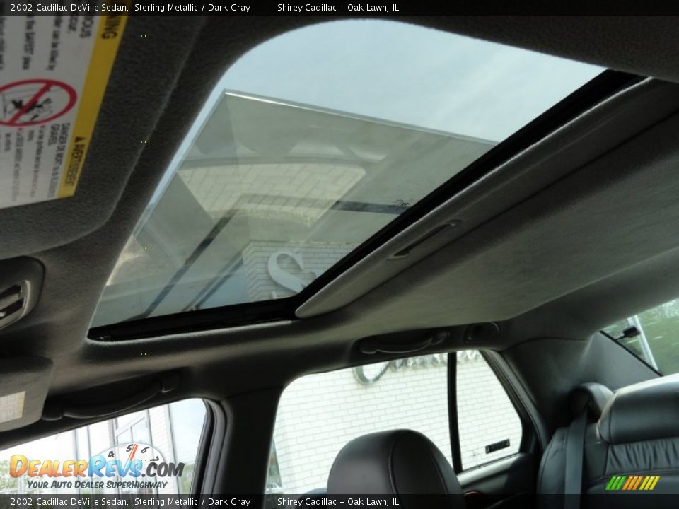 2002 Cadillac DeVille Sedan Sterling Metallic / Dark Gray Photo #13