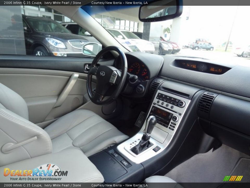 2006 Infiniti G 35 Coupe Ivory White Pearl / Stone Photo #6