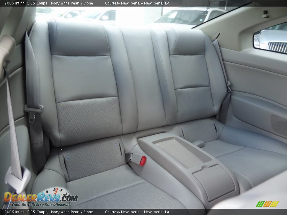 2006 Infiniti G 35 Coupe Ivory White Pearl / Stone Photo #8