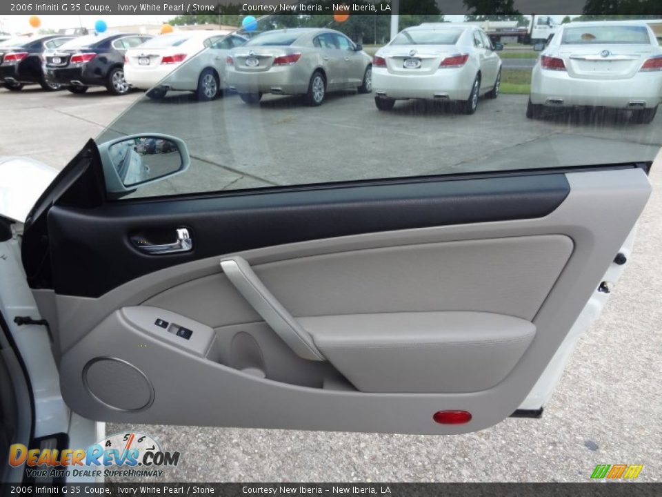 2006 Infiniti G 35 Coupe Ivory White Pearl / Stone Photo #9