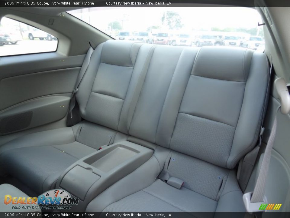2006 Infiniti G 35 Coupe Ivory White Pearl / Stone Photo #10